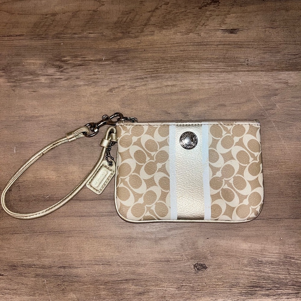 Gold Coach Coin Purse